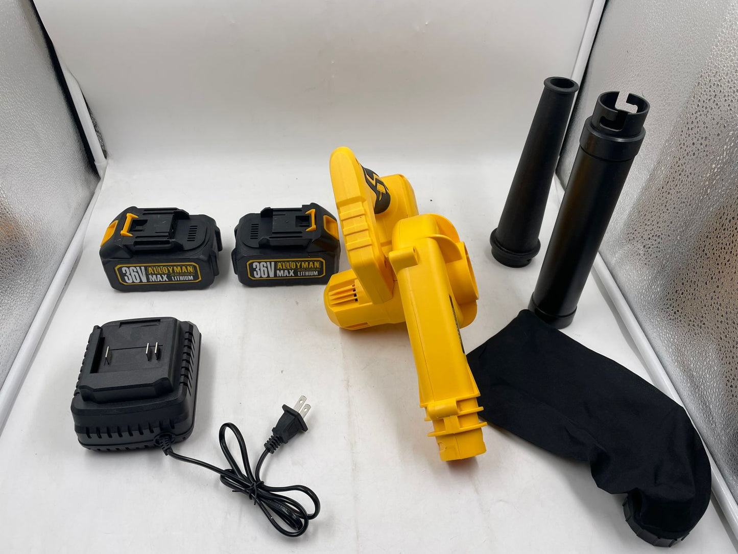 Alloyman Soplador de hojas inalámbrico para batería Dewalt.