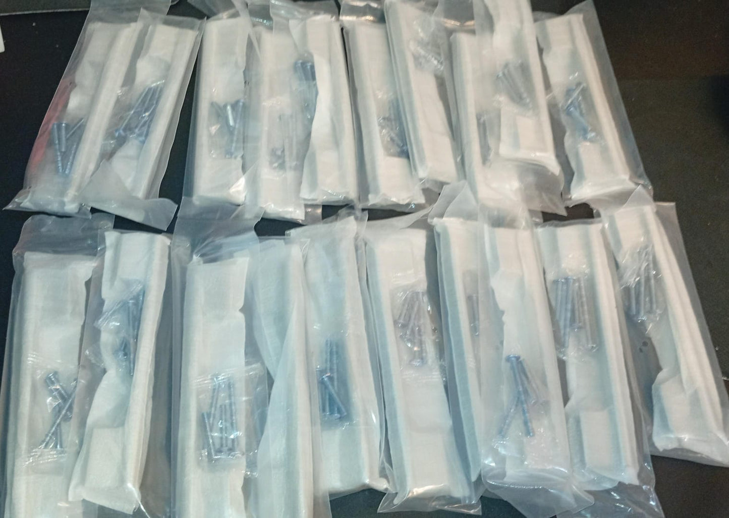 Juego de 20 manijas de gabinete, niquel cepillado, de 5".