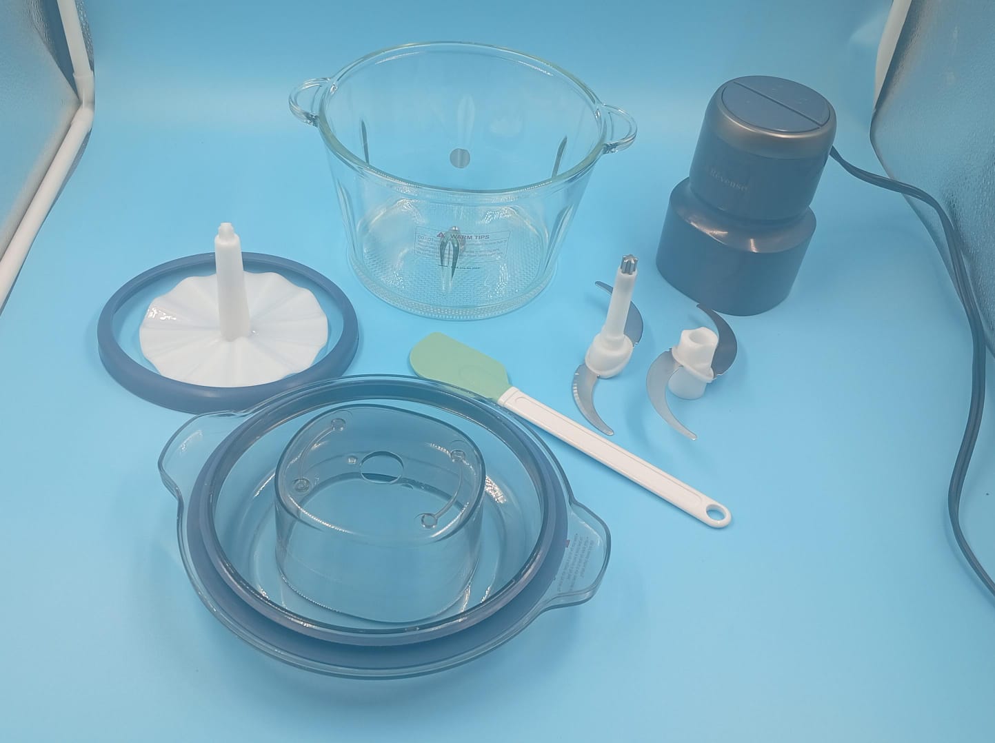 Procesador de alimentos, eléctrico, tazón de vidrio, 1.7lt, (USADO).