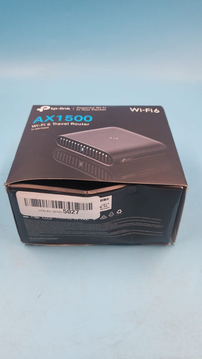 Enrutador de Viaje ultraportátil Wi-Fi 6 AX1500 TP-Link CAJA ABIERTA
