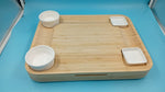 Tabla de Charcutería de Bambú, Jeieoeo, Portátil con tapa.
