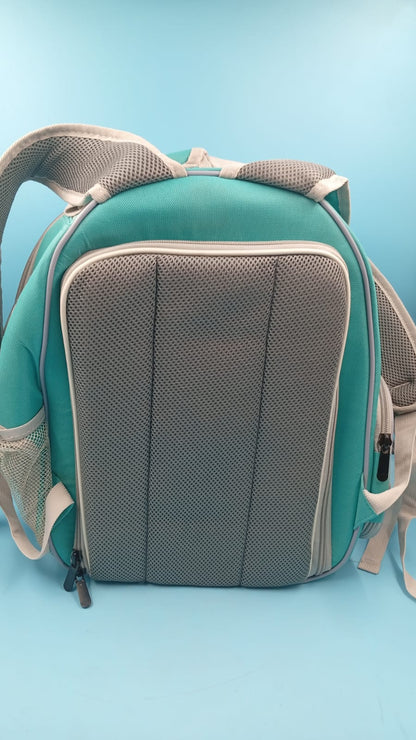 Mochila Transportadora Para Gatos, Lollimeow, Expandible USADO
