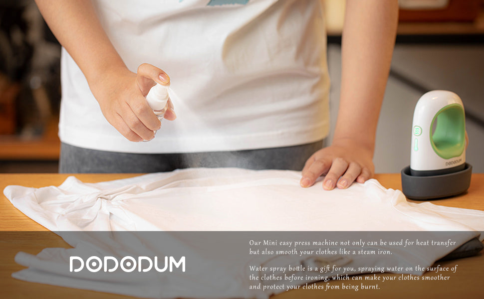 Mini máquina de prensa de calor fácil, verde.