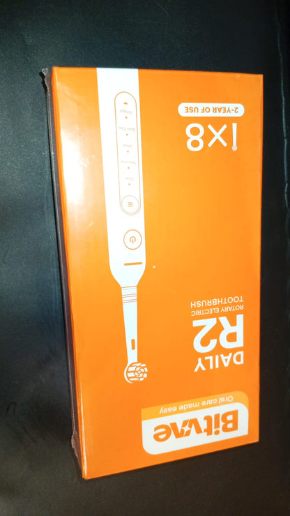 Cepillo de dientes Bitvae R2, eléctrico y giratorio, 8 cabezales 5 modos.