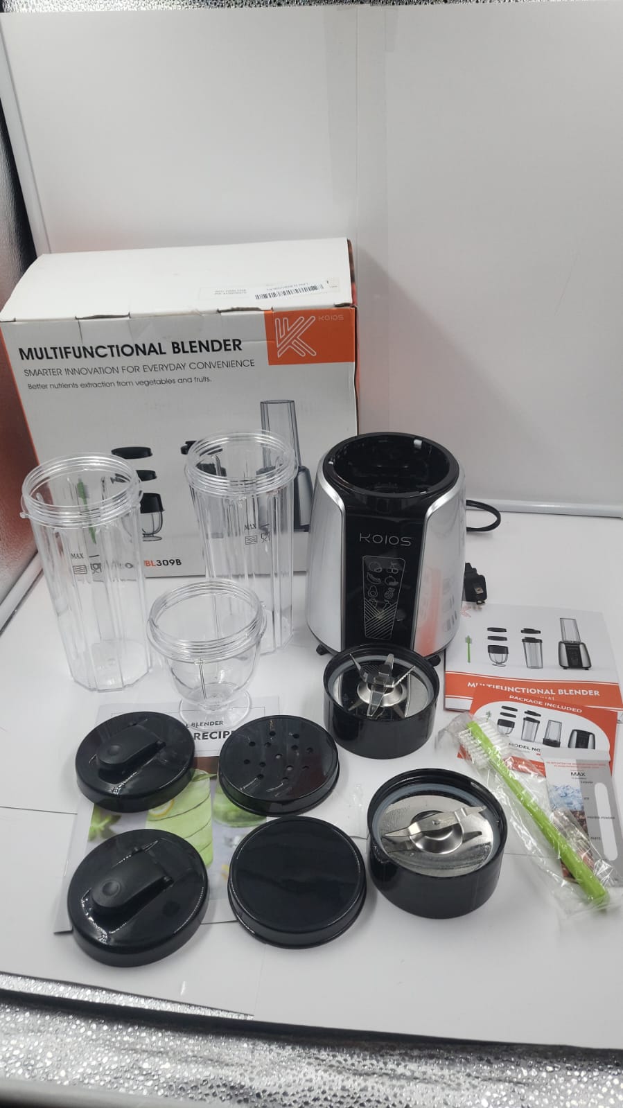 Batidora personal de presion de 1000 W para batidos. KOIOS