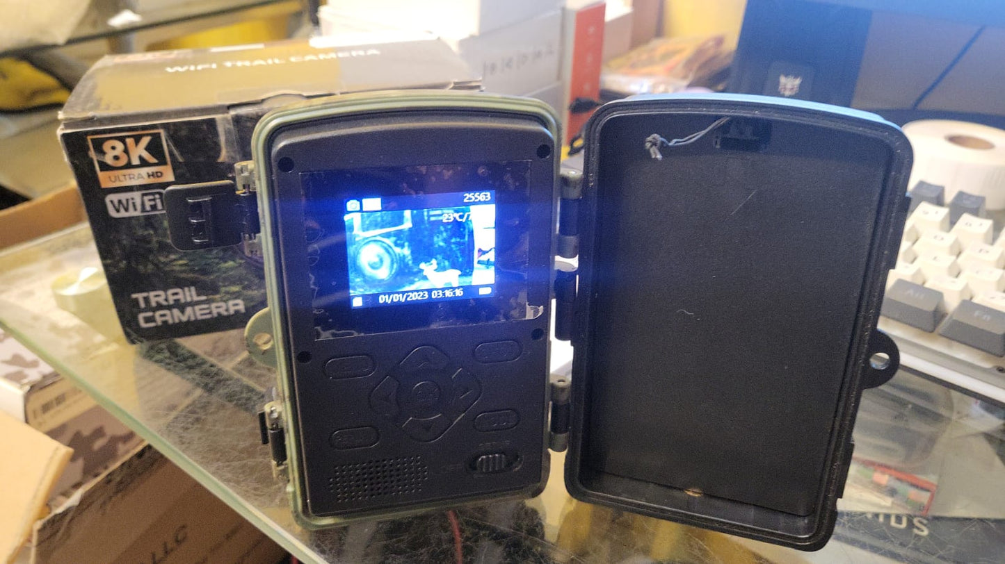 Cámara de seguimiento 8k 60MP WiFi.