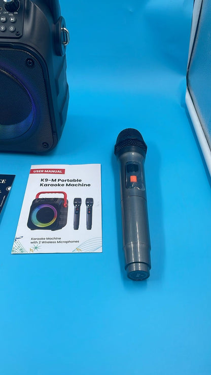 Máquina De Karaoke Con 1 Micrófono Inalámbrico K9-M
