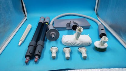 Limpiador de vapor Feppo, Mopa limpiadora desmontable, 10 accesorios.
