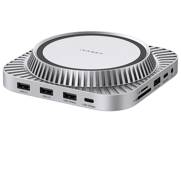 Base Dock IVANKY 13 En 1 Para Mac Mini M4 Con SSD NVMe HDMI 4K