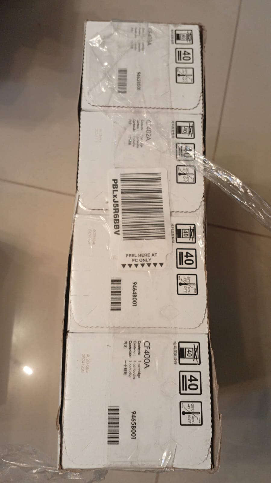 Cartuchos de tóner, 4 Pack, HP Laserjet 201A, CF400AQ1, (USADO).