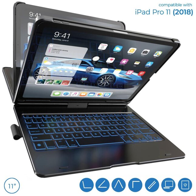 Funda con teclado Typecase para iPad Pro 11 (negra)