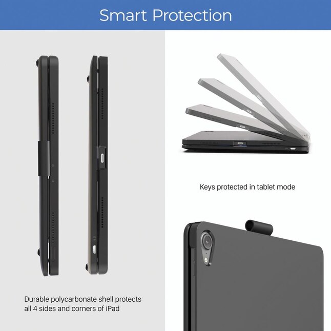 Funda con teclado Typecase para iPad Pro 11 (negra)