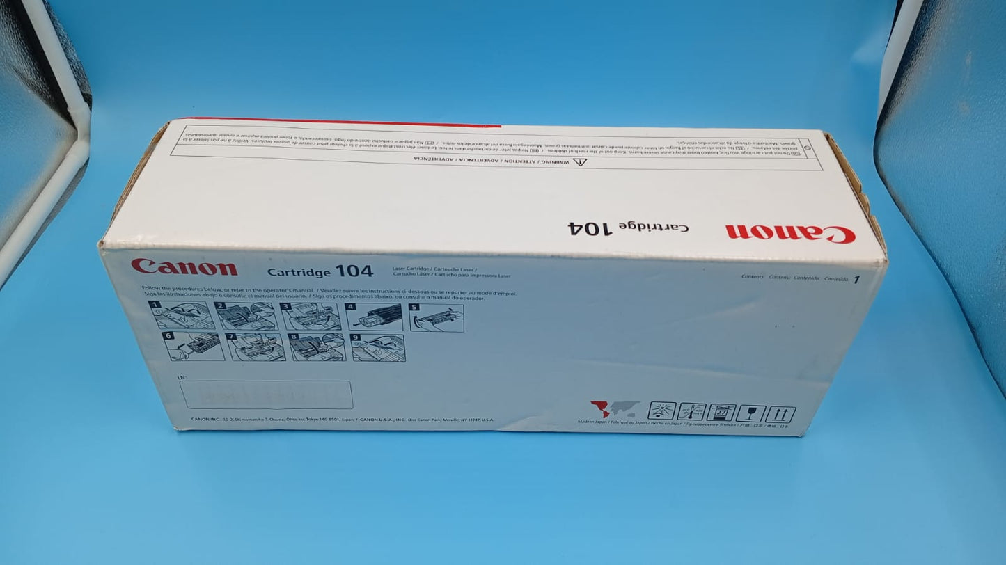Cartucho Imageclass 104, Negro, CANON, 4600 series, L90, L120.