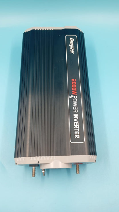Inversor de corriente Energizer de 2000 vatios, de 12 V a 110 V,(USADO).