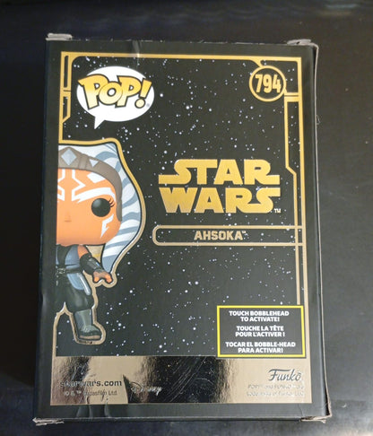Figura Funko Pop, Star Wars Ahsoka 794, coleccionable.