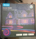 Luces de cuerda Govee de neón para exteriores, 64 pies, RGBIC IP67.