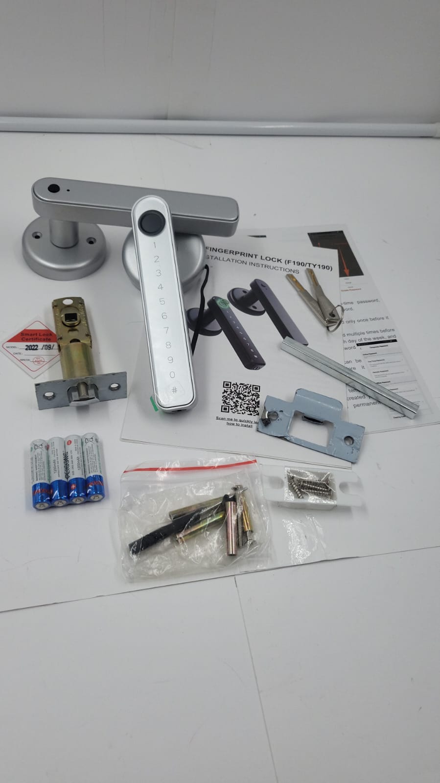 Cerradura inteligente De Puerta Con Huella Dactilar Millionhome