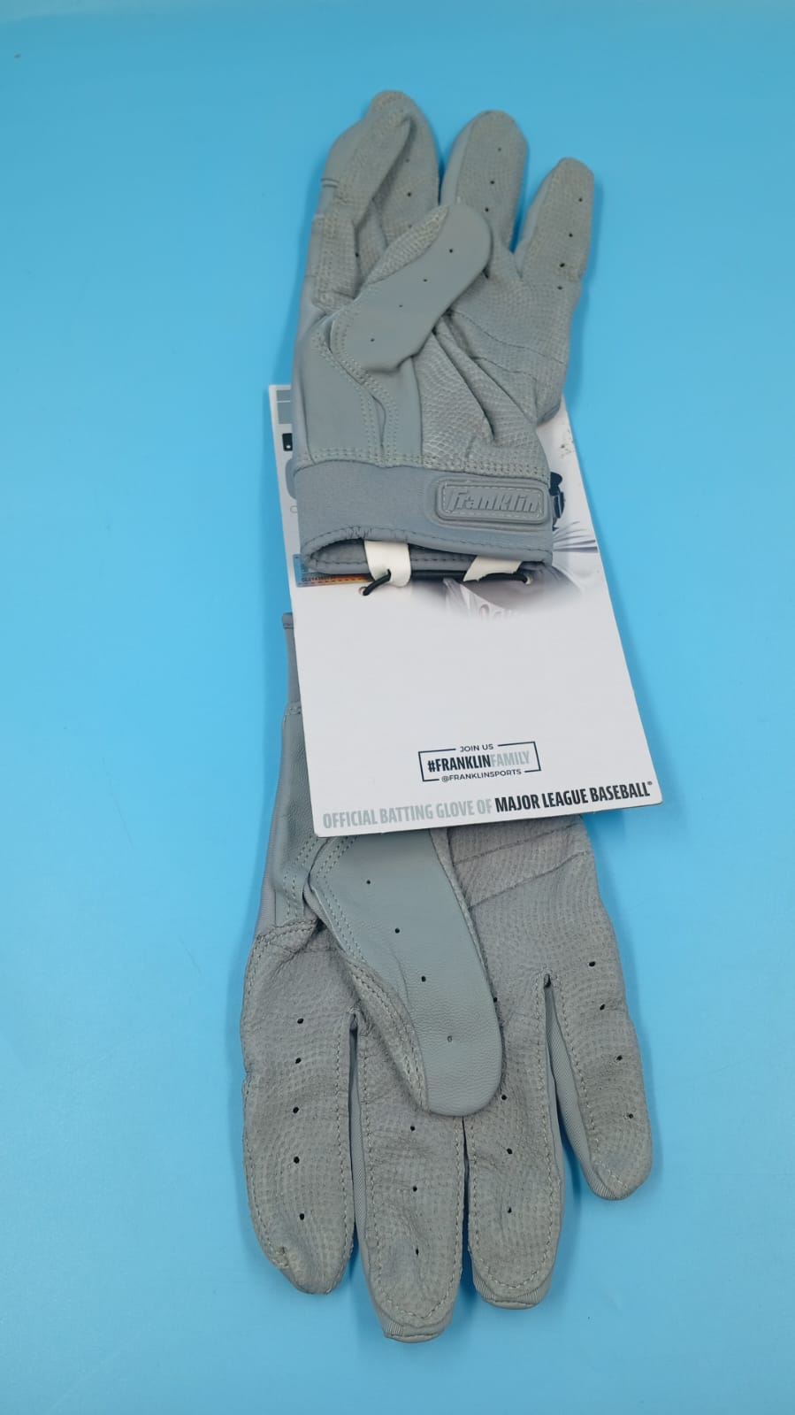 Guantes de bateo de béisbol, Franklin Sports MLB CFX Pro, Chrome.