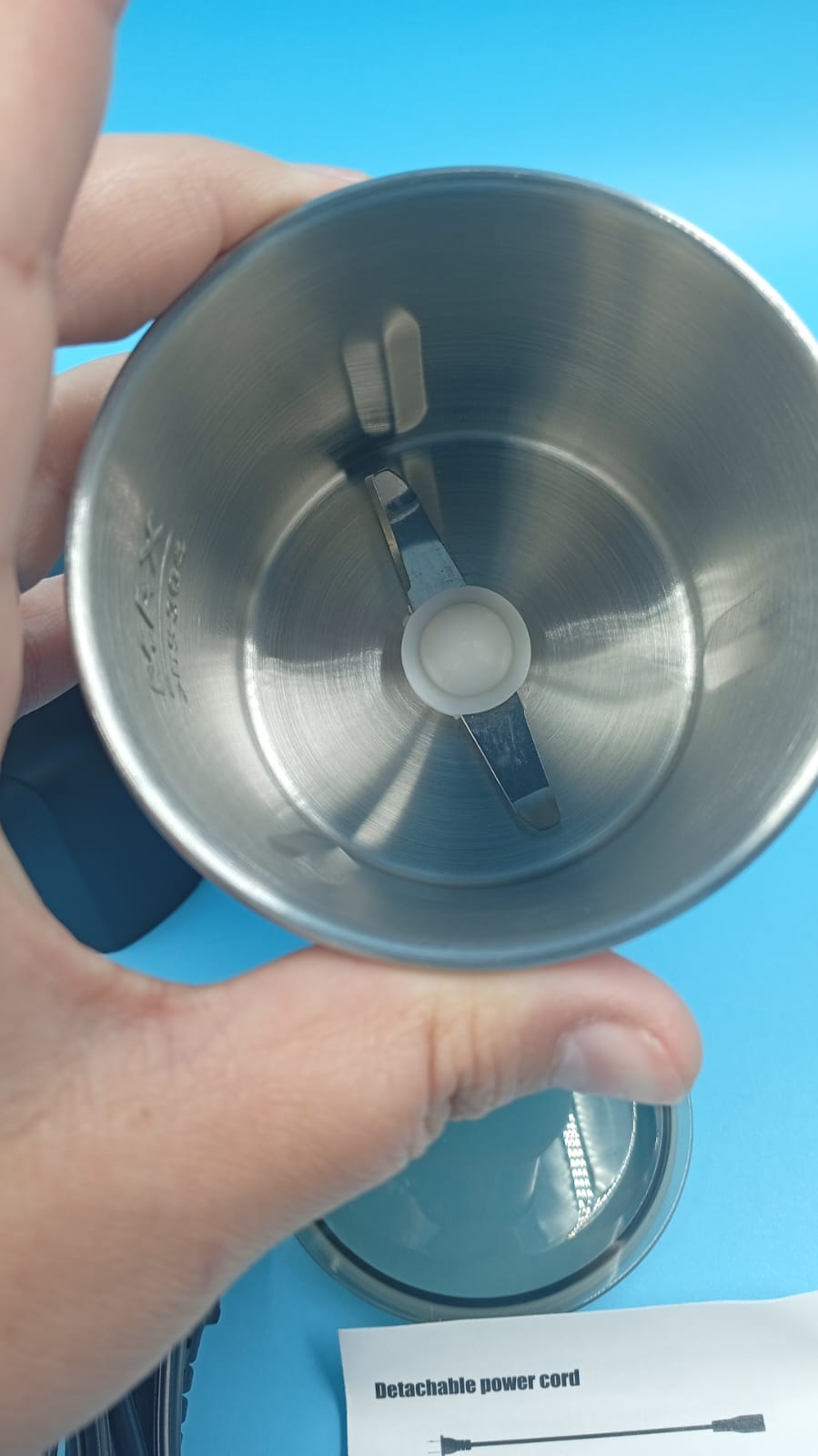 Molinillo eléctrico de café y especias, 7.5", 120 grs, (USADO).