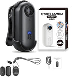 Mini Cámara Corporal 4K POV Acción 170° Con Audio SPORTS CAM