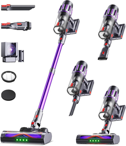 Aspiradora Inalámbrica 650W 55KPa 90 Min Antienredos