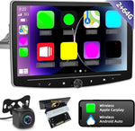 Estéreo con pantalla táctil un solo DIN Apple Carplay y Android