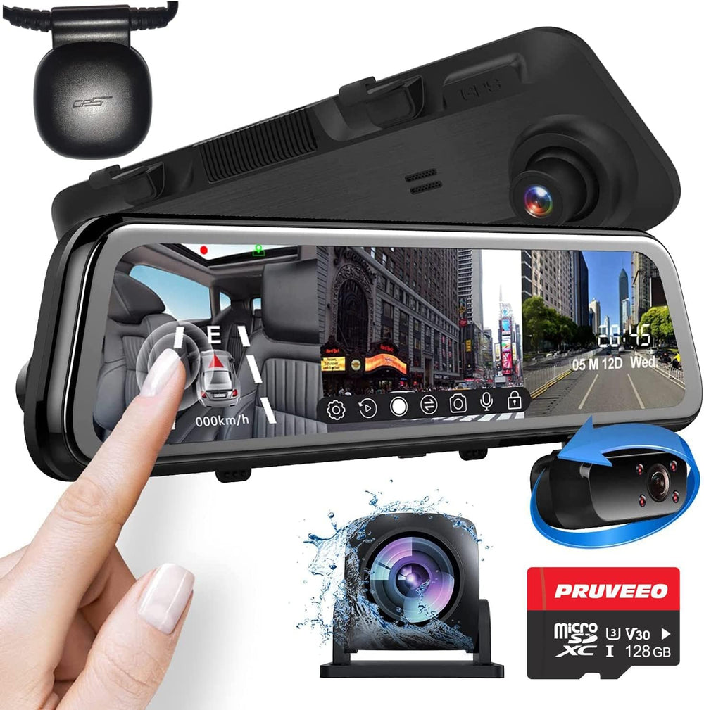 Retrovisor Dash Cam 2K 12 Pulgada PRUVEEO J30-64