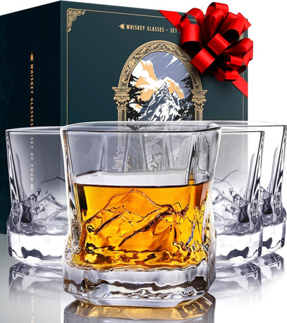 Juego de vasos bourbon de 4 pulgadas, pesado congelable, 8 onzas Unique Everest