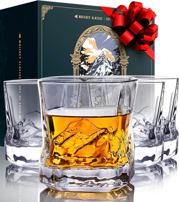 Juego de vasos bourbon de 4 pulgadas, pesado congelable, 8 onzas Unique Everest