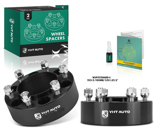 Par de espaciadores 5x5.5/108mm/12x1.25/2" YHT Auto WSP55506B0-4