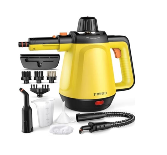 Limpiador de vapor de mano natural de múltiples superficies con 10 accesorios