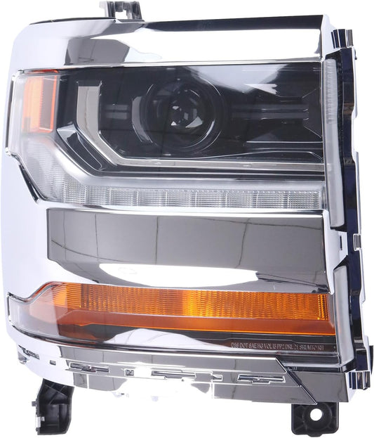 Faro delantero derecho chapado en cromo Chevy Silverado 1500 LT/LS