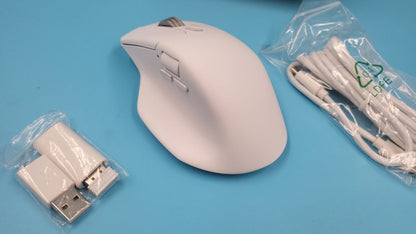 Mouse Gamer Keychron M6 30000 DPI Bluetooth Blanco