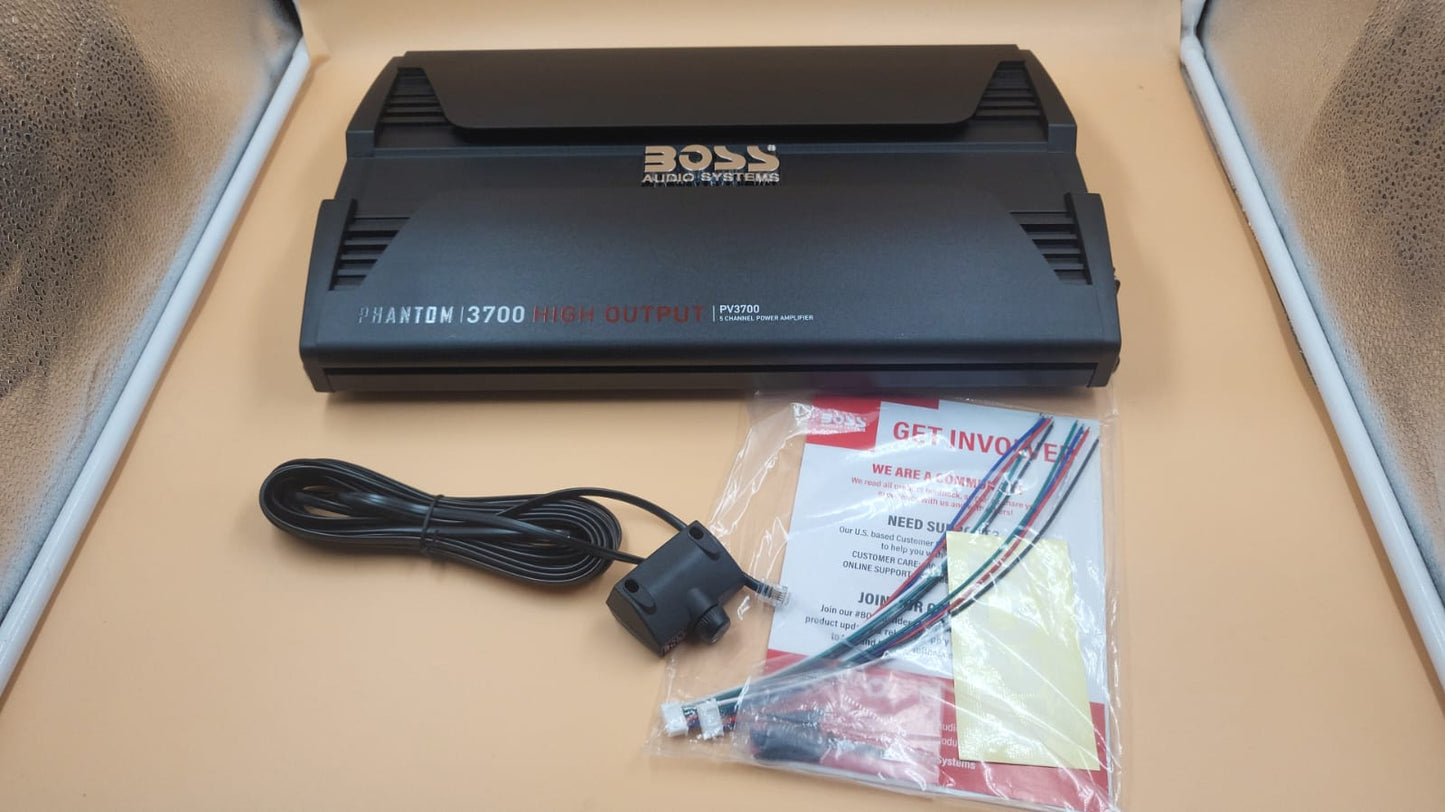 Amplificador Boss Audio PV3700 Phantom 3700W 5 Channel Full Range, Class A/B