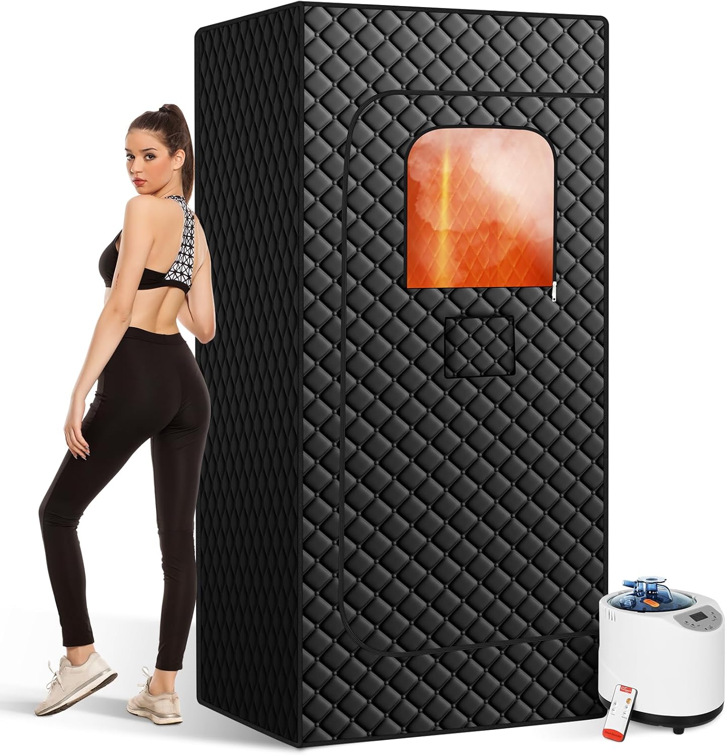 Sauna portátil para el hogar con generador de vapor de 3 L 1100 W.