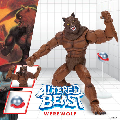 Figura Altered Beast Werewolf Jakks Pacific 4.5 Pulgadas Coleccionable
