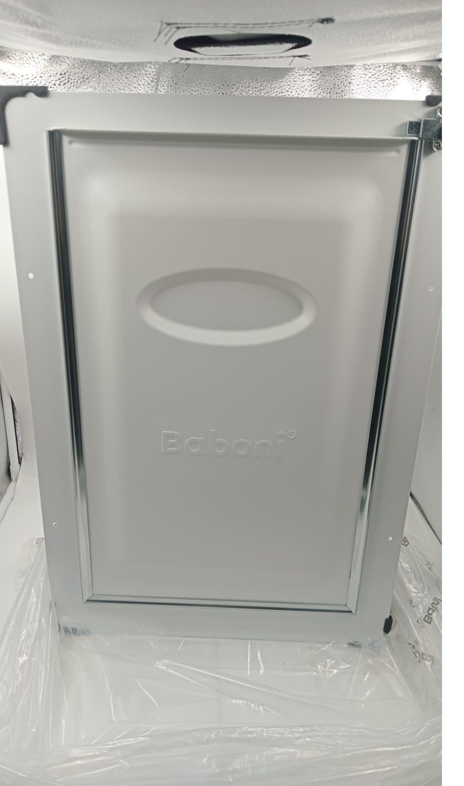 Baboni, Puerta para mascotas para pared, marco de acero. Large.