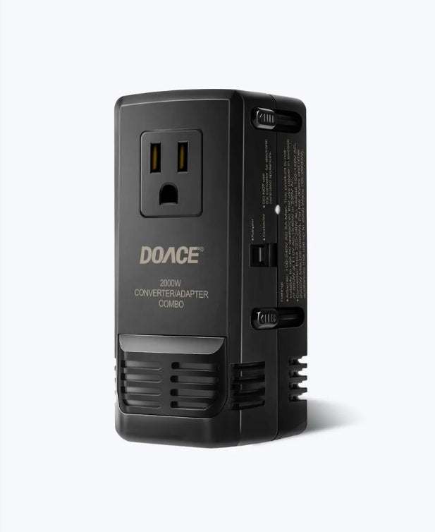 Convertidor de voltaje de viaje DOACE HC-C8. EU/UK/US/AUS/NZ