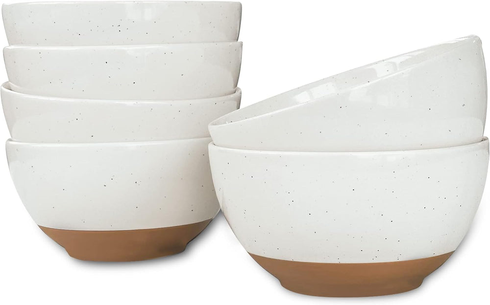 Juego de 6 Cuencos Cerámica 16oz Set 6 Multiusos Cocina