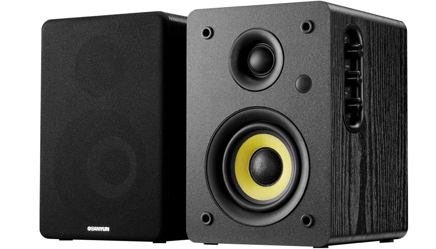 Altavoces de doble modo de 80W, 4", modo HiFi, óptico coaxial.