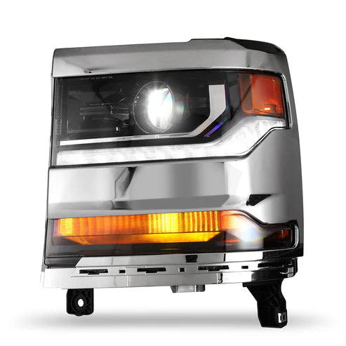 Faros delanteros para Chevrolet Silverado 1500 2016-2018, izquierdo
