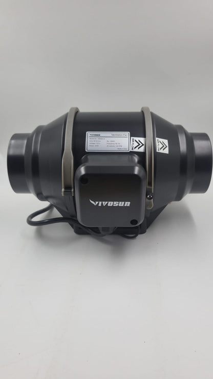Ventilador para salas de cultivo controlador inteligente VIVOSUN 4" 134 CFM