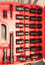 Juego de llaves Wett HZ03901, 18 pzs  1/2" giratorias 10-24mm