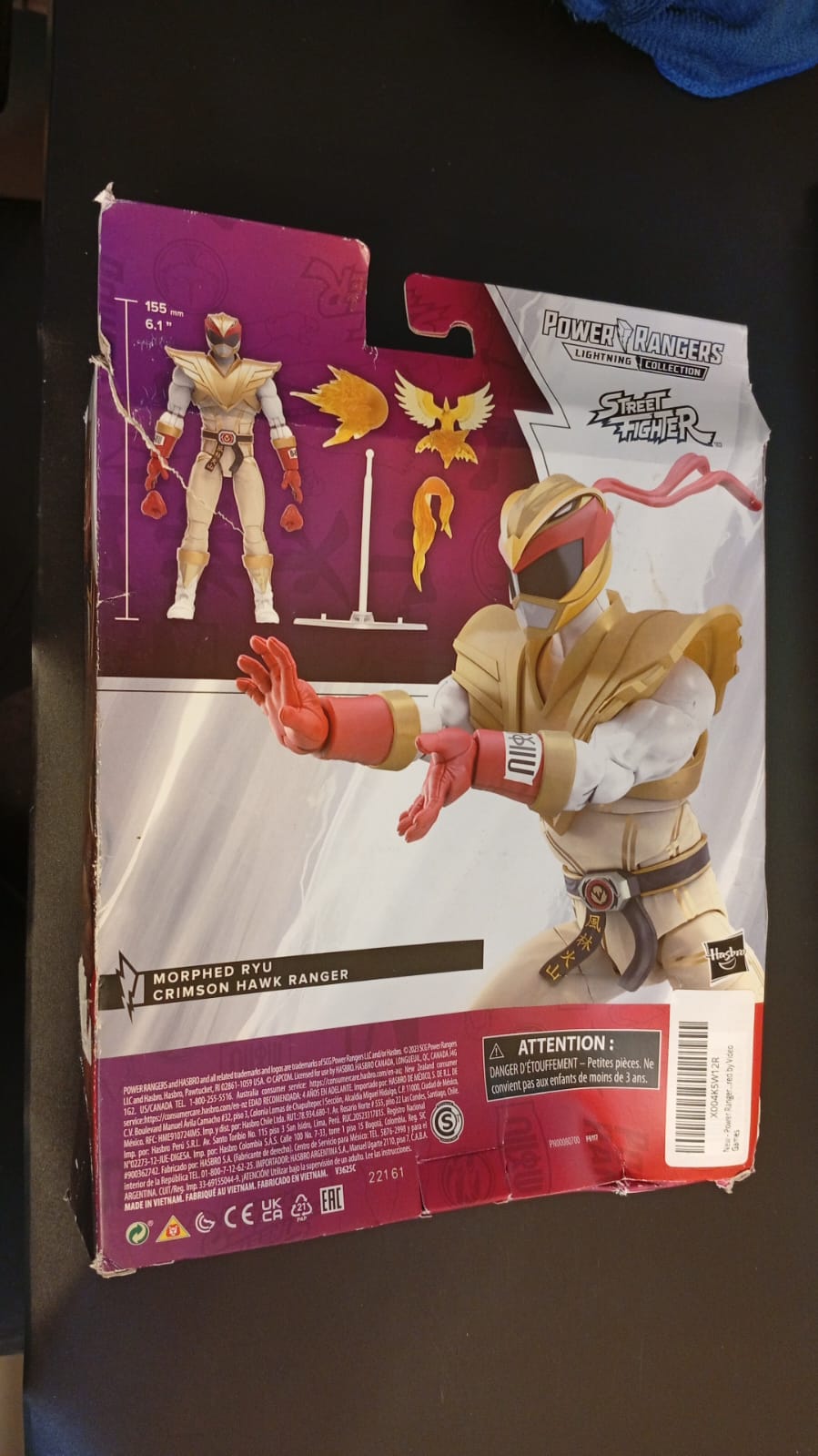 Figura de acción, Power Rangers X Street Fighter Lightning Collection.