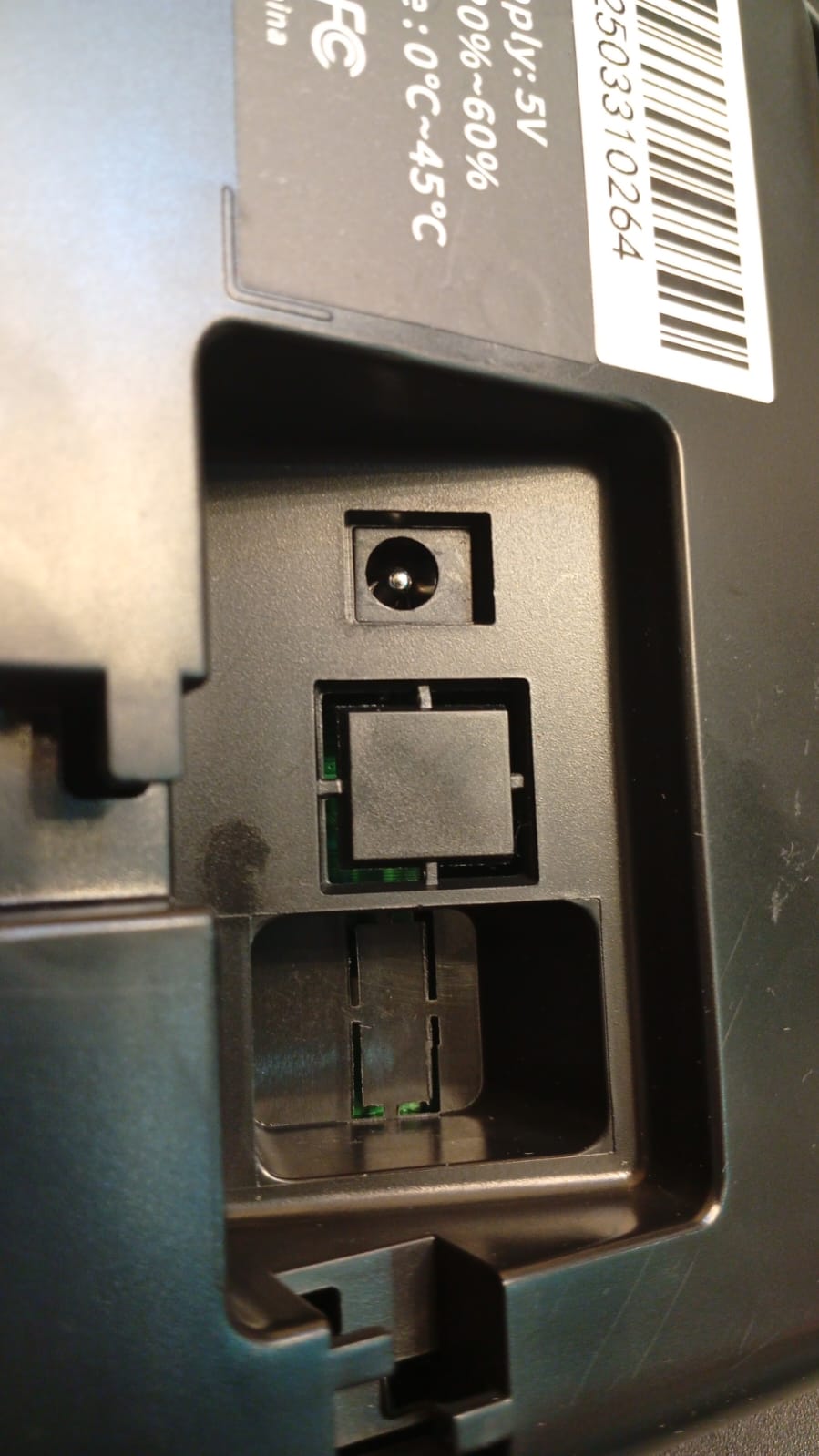 Reloj de tiempo para empleados, huella digital, 10 tarjetas IC.(DETALLE).