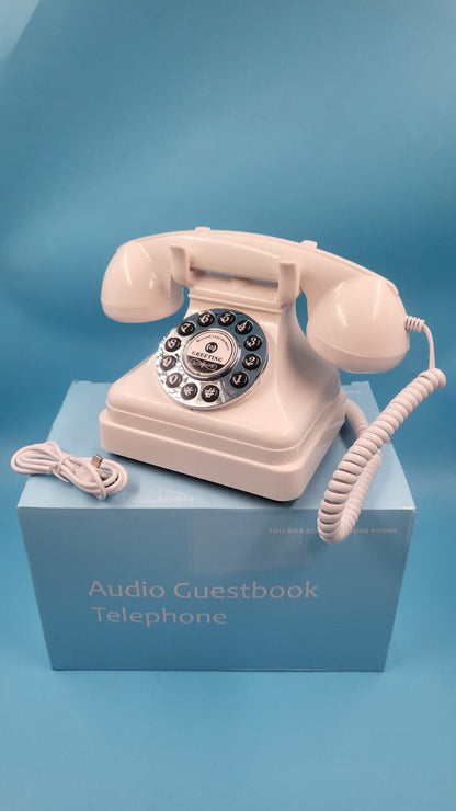 Teléfono Audio Libro De Invitados Audio Vintage Para Eventos
