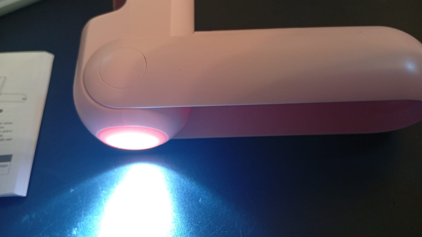 Ventilador de mano, Recargable, JISULIFE, portátil, (USADO).