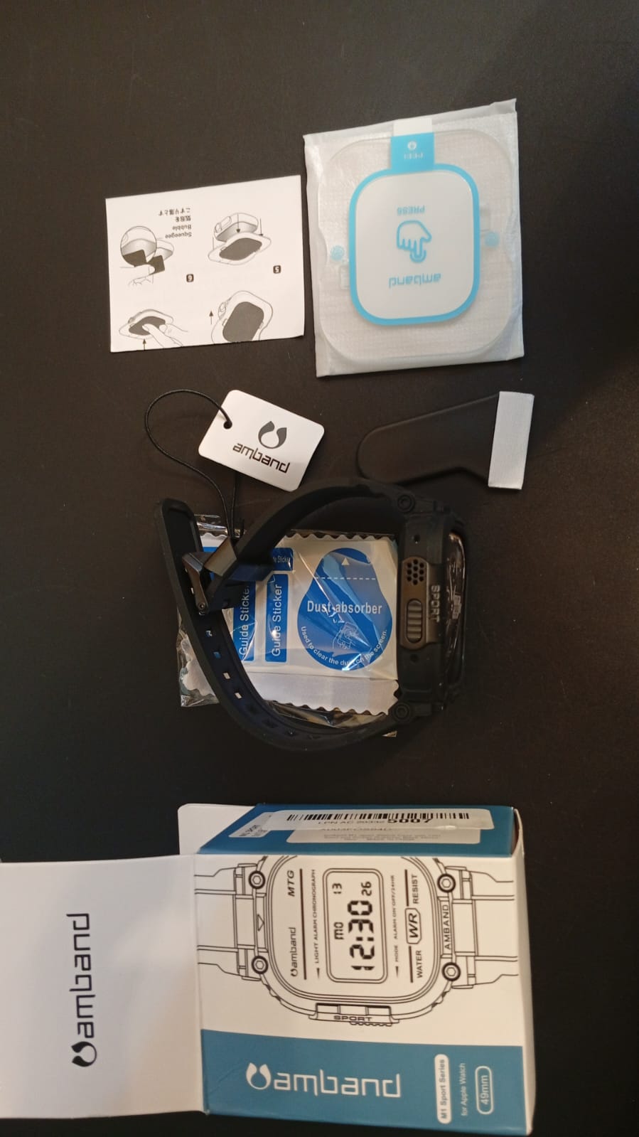 Funda deportiva para Apple Watch, amBand M1, 49mm, TPU.