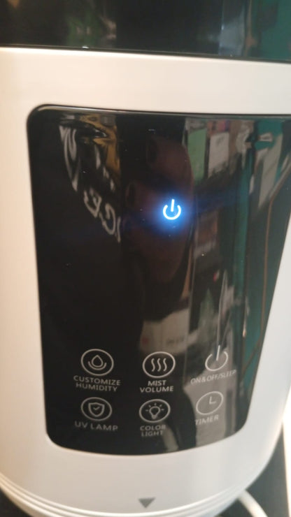 Humidificador de 8lts Nexva, cobertura de 500ft, difusor de aceite.