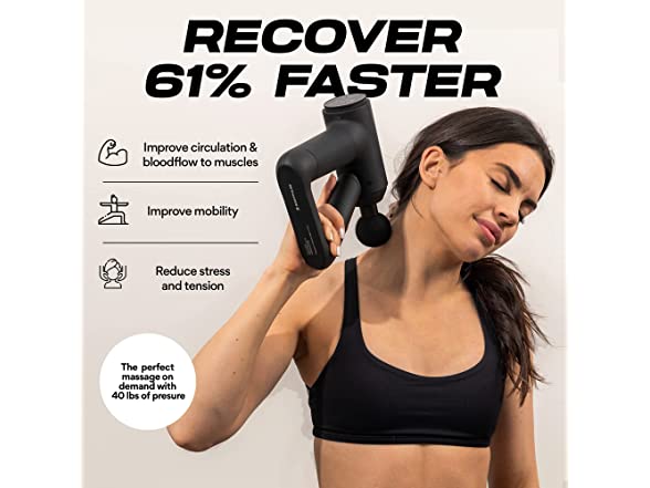 Pistola electrica de masaje muscular profundo. BodyPulse